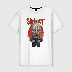 Мужская slim-футболка Slipknot art