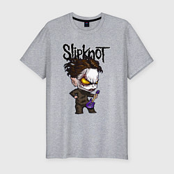 Футболка slim-fit Slipknot - art, цвет: меланж