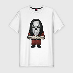 Футболка slim-fit Seven slipknot, цвет: белый