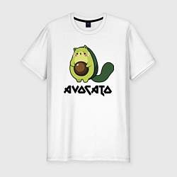 Футболка slim-fit Avocado - AvoCATo - Joke, цвет: белый