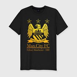 Мужская slim-футболка Manchester City gold