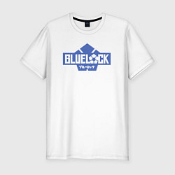 Футболка slim-fit Logo Blue Lock, цвет: белый