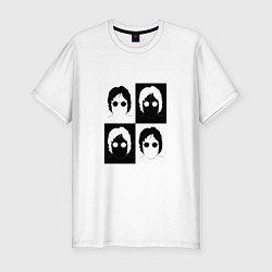 Мужская slim-футболка John Lennon - The Beatles