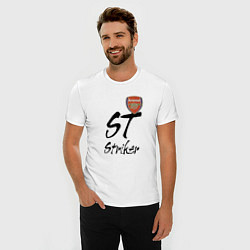 Футболка slim-fit Arsenal - London - striker, цвет: белый — фото 2