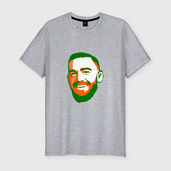 Футболка slim-fit Conor face, цвет: меланж