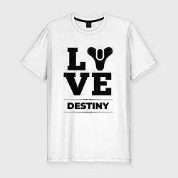 Мужская slim-футболка Destiny love classic