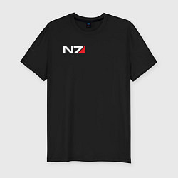 Мужская slim-футболка Логотип N7