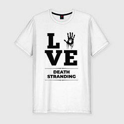 Мужская slim-футболка Death Stranding love classic
