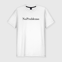 Футболка slim-fit NoProblemo, цвет: белый