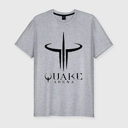 Мужская slim-футболка Quake III arena