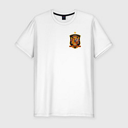 Мужская slim-футболка Сборная Испании логотип