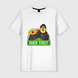 Мужская slim-футболка Baker street