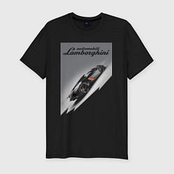 Мужская slim-футболка Lamborghini - concept - sketch