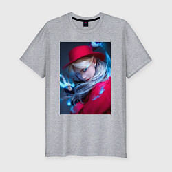 Футболка slim-fit Felix fan art No Easy, цвет: меланж