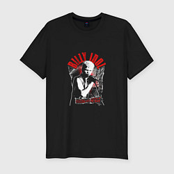 Футболка slim-fit Billy idol, цвет: черный