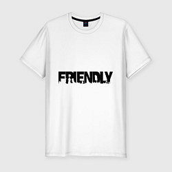 Мужская slim-футболка DayZ: Im friendly