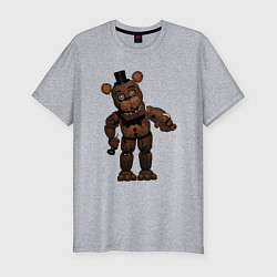 Футболка slim-fit Фредди сломан, цвет: меланж