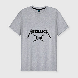 Футболка slim-fit Metallica, цвет: меланж