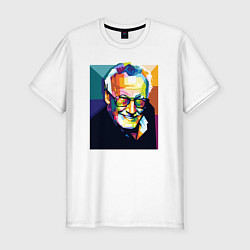 Футболка slim-fit Стэн, цвет: белый