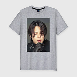 Футболка slim-fit Handsome Jimin, цвет: меланж