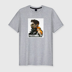Мужская slim-футболка Freeman hl2