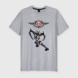 Футболка slim-fit Филия и логотип игры, цвет: меланж