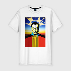 Футболка slim-fit Salvador Dali: Fantasy Art, цвет: белый