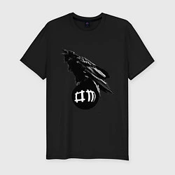 Мужская slim-футболка DM Raven