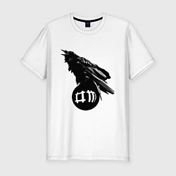 Футболка slim-fit DM Raven, цвет: белый