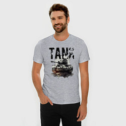 Футболка slim-fit Tankist, цвет: меланж — фото 2
