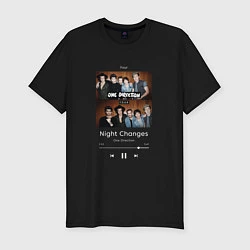 Футболка slim-fit One direction Night Changes, цвет: черный