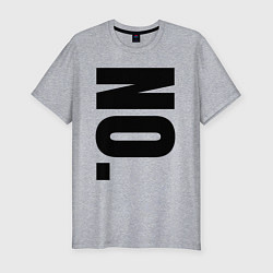 Футболка slim-fit No большие буквы, цвет: меланж
