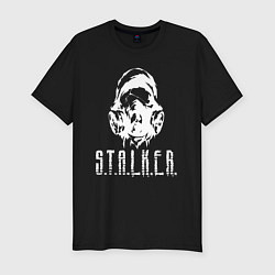 Мужская slim-футболка STALKER gas mask