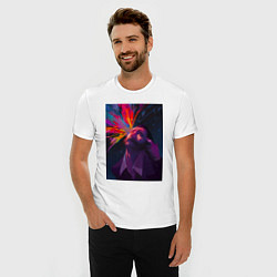 Футболка slim-fit Disco Elysium - Взрыв мозга, цвет: белый — фото 2