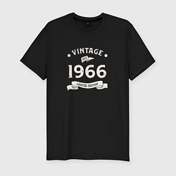 Футболка slim-fit Винтаж 1966 ограниченный выпуск, цвет: черный