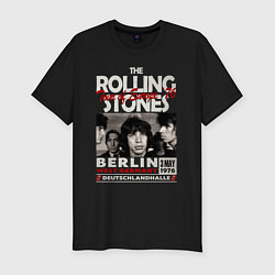 Футболка slim-fit The Rolling Stones rock, цвет: черный