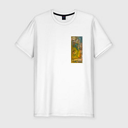 Футболка slim-fit Фуенте лайн, цвет: белый