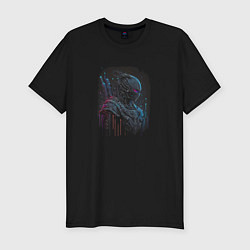 Футболка slim-fit Cyber Knight, цвет: черный