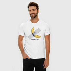 Футболка slim-fit 1000000 and its your banana, цвет: белый — фото 2