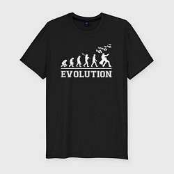 Мужская slim-футболка JoJo Bizarre evolution