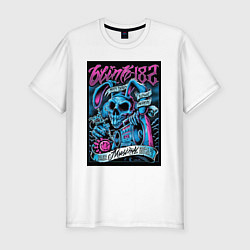 Мужская slim-футболка Blink 182 рок группа