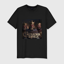 Футболка slim-fit Crusader Kings, цвет: черный