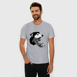 Футболка slim-fit The Thing - husky, цвет: меланж — фото 2