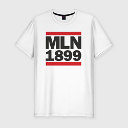 Футболка slim-fit Run Milan 1899, цвет: белый