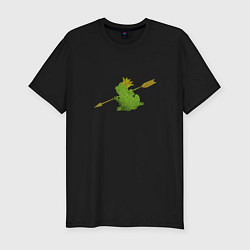 Мужская slim-футболка Царевна Лягушка со стрелой