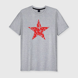 Мужская slim-футболка Star USSR