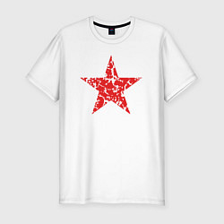 Футболка slim-fit Star USSR, цвет: белый