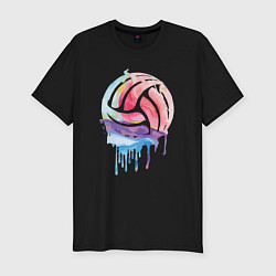 Футболка slim-fit Ball in color, цвет: черный