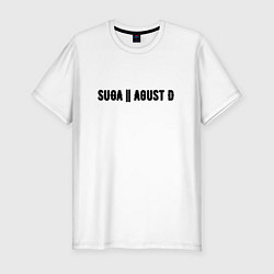 Мужская slim-футболка SUGA Agust D