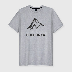 Мужская slim-футболка Чечня Россия